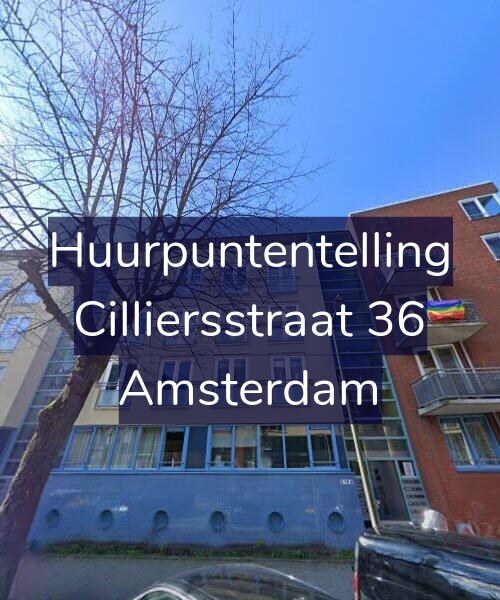 Foto gevel Huurpuntentelling voor Cilliersstraat 36, Amsterdam