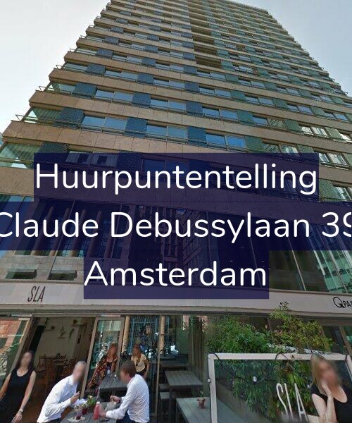 Foto gevel Huurpuntentelling voor Claude Debussylaan 39, Amsterdam