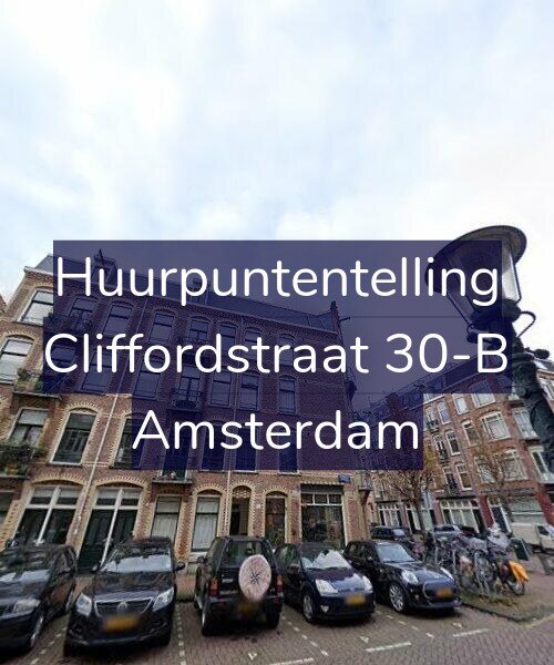 Foto gevel Huurpuntentelling voor Cliffordstraat 30-B, Amsterdam