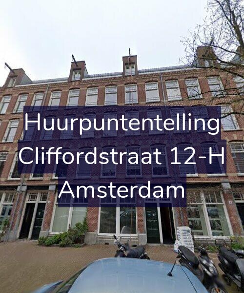 Foto gevel Huurpuntentelling voor Cliffordstraat 12-H, Amsterdam