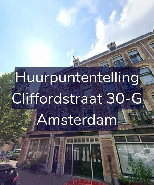 Foto gevel Huurpuntentelling voor Cliffordstraat 30-G, Amsterdam