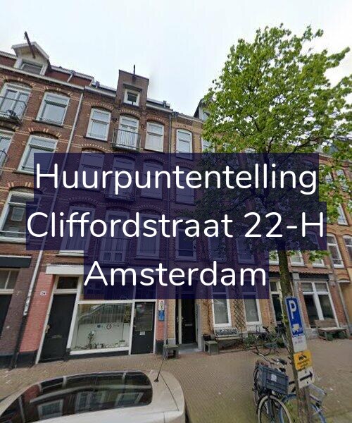 Foto gevel Huurpuntentelling voor Cliffordstraat 22-H, Amsterdam