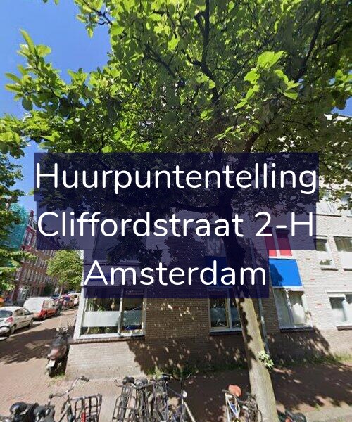 Foto gevel Huurpuntentelling voor Cliffordstraat 2-H, Amsterdam