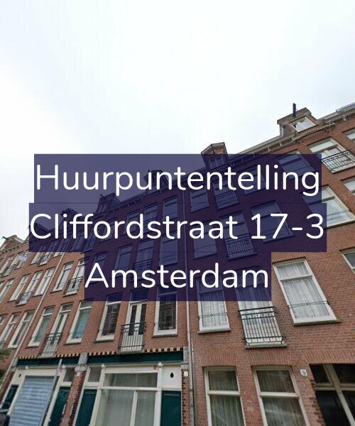 Foto gevel Huurpuntentelling voor Cliffordstraat 17-3, Amsterdam