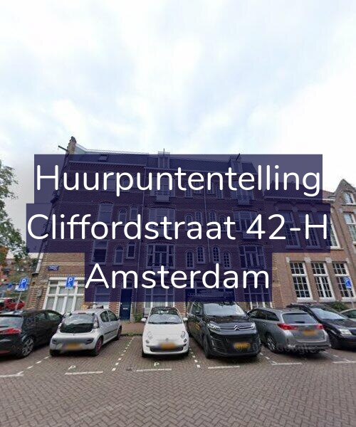 Foto gevel Huurpuntentelling voor Cliffordstraat 42-H, Amsterdam