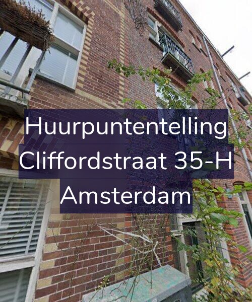 Foto gevel Huurpuntentelling voor Cliffordstraat 35-H, Amsterdam