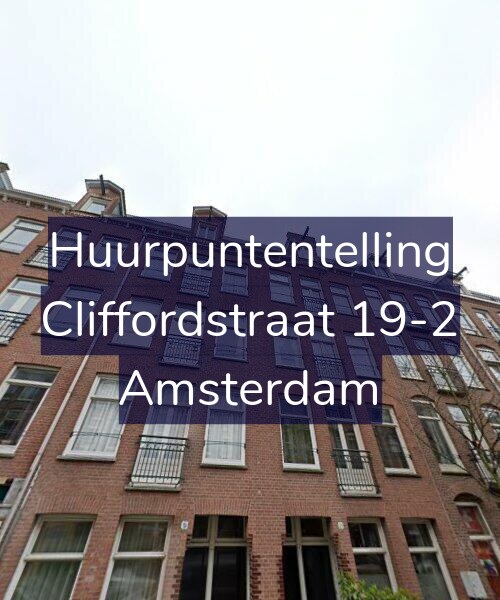 Foto gevel Huurpuntentelling voor Cliffordstraat 19-2, Amsterdam