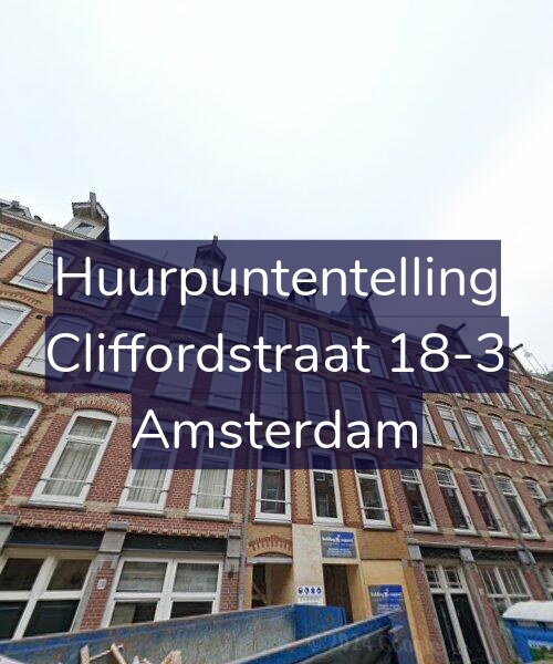Foto gevel Huurpuntentelling voor Cliffordstraat 18-3, Amsterdam