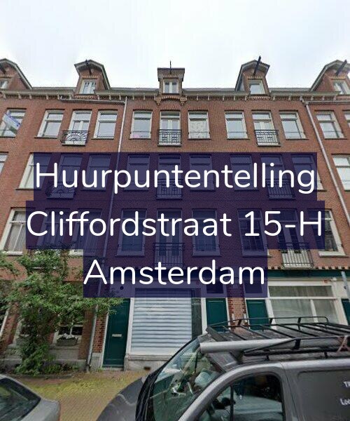 Foto gevel Huurpuntentelling voor Cliffordstraat 15-H, Amsterdam