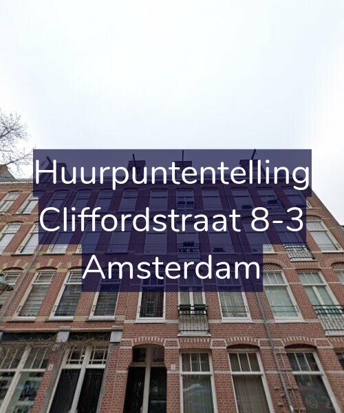 Foto gevel Huurpuntentelling voor Cliffordstraat 8-3, Amsterdam