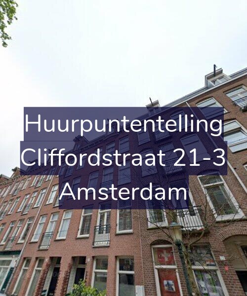 Foto gevel Huurpuntentelling voor Cliffordstraat 21-3, Amsterdam