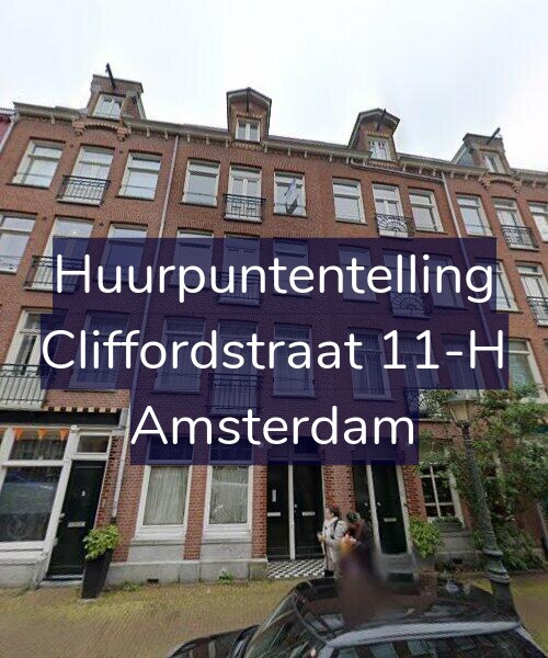 Foto gevel Huurpuntentelling voor Cliffordstraat 11-H, Amsterdam