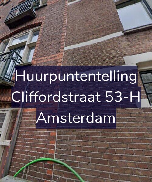 Foto gevel Huurpuntentelling voor Cliffordstraat 53-H, Amsterdam