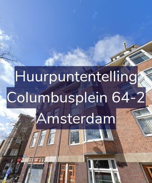 Foto gevel Huurpuntentelling voor Columbusplein 64-2, Amsterdam