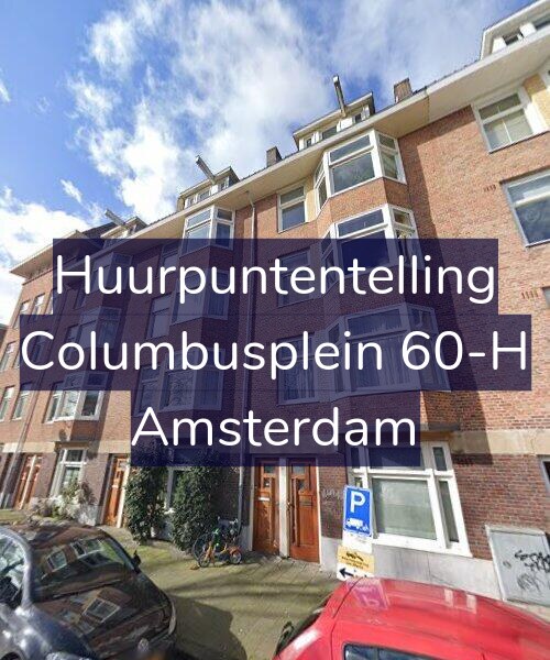 Foto gevel Huurpuntentelling voor Columbusplein 60-H, Amsterdam