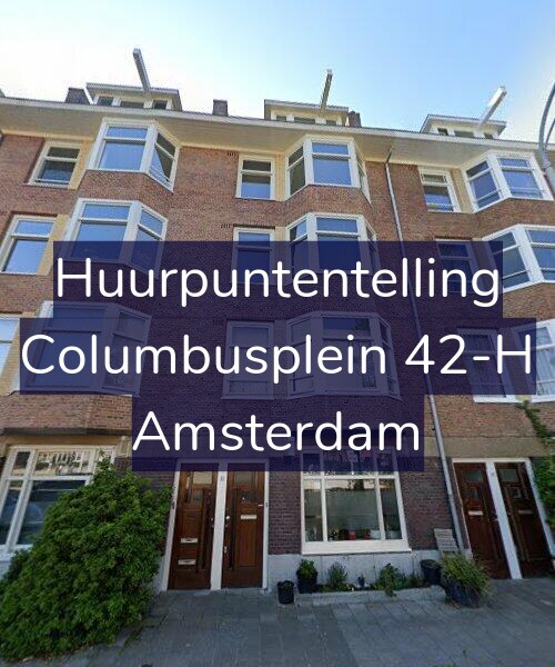 Foto gevel Huurpuntentelling voor Columbusplein 42-H, Amsterdam