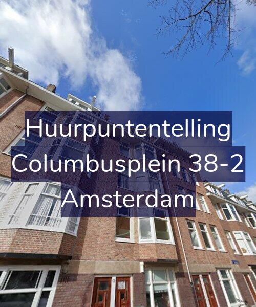 Foto gevel Huurpuntentelling voor Columbusplein 38-2, Amsterdam