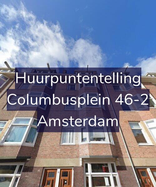 Foto gevel Huurpuntentelling voor Columbusplein 46-2, Amsterdam