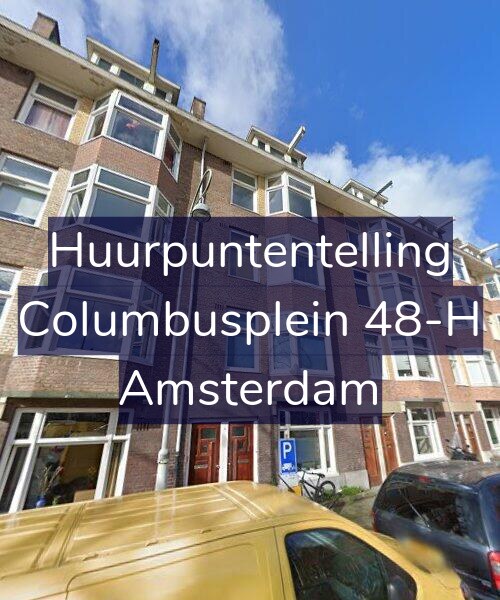 Foto gevel Huurpuntentelling voor Columbusplein 48-H, Amsterdam