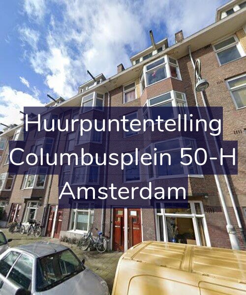 Foto gevel Huurpuntentelling voor Columbusplein 50-H, Amsterdam