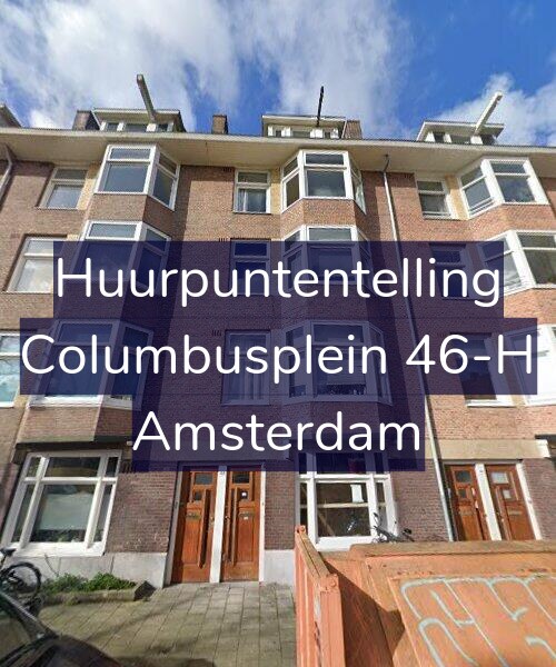 Foto gevel Huurpuntentelling voor Columbusplein 46-H, Amsterdam
