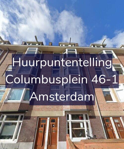 Foto gevel Huurpuntentelling voor Columbusplein 46-1, Amsterdam