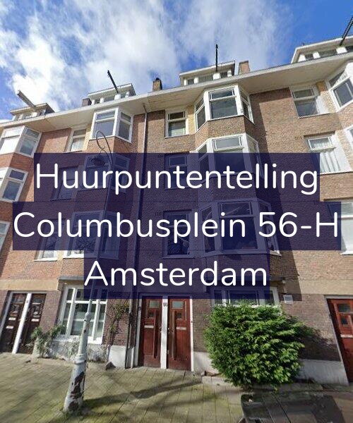 Foto gevel Huurpuntentelling voor Columbusplein 56-H, Amsterdam