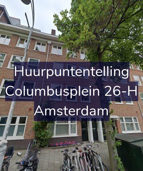 Foto gevel Huurpuntentelling voor Columbusplein 26-H, Amsterdam