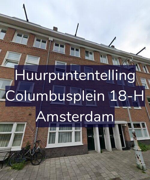Foto gevel Huurpuntentelling voor Columbusplein 18-H, Amsterdam