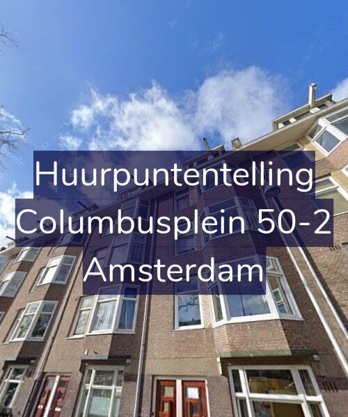 Foto gevel Huurpuntentelling voor Columbusplein 50-2, Amsterdam