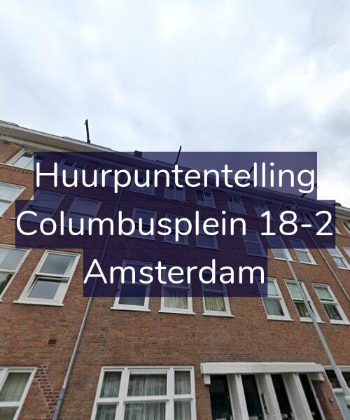 Foto gevel Huurpuntentelling voor Columbusplein 18-2, Amsterdam