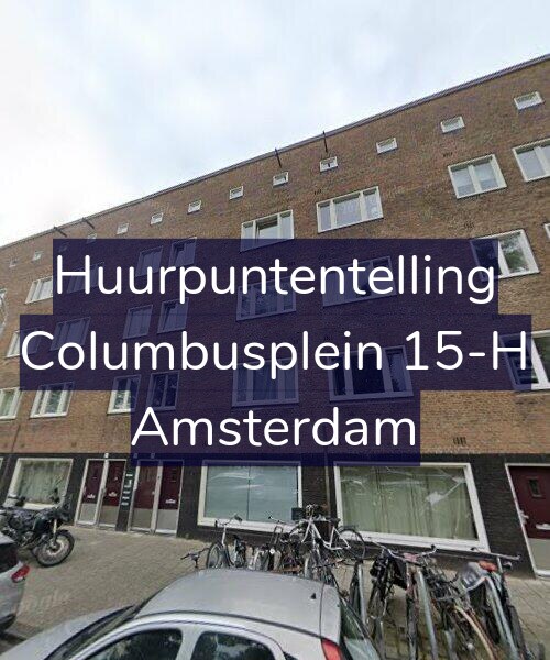Foto gevel Huurpuntentelling voor Columbusplein 15-H, Amsterdam