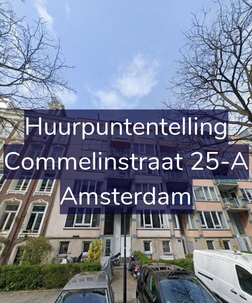 Foto gevel Huurpuntentelling voor Commelinstraat 25-A, Amsterdam