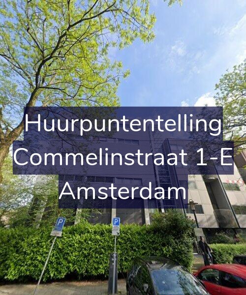 Foto gevel Huurpuntentelling voor Commelinstraat 1-E, Amsterdam