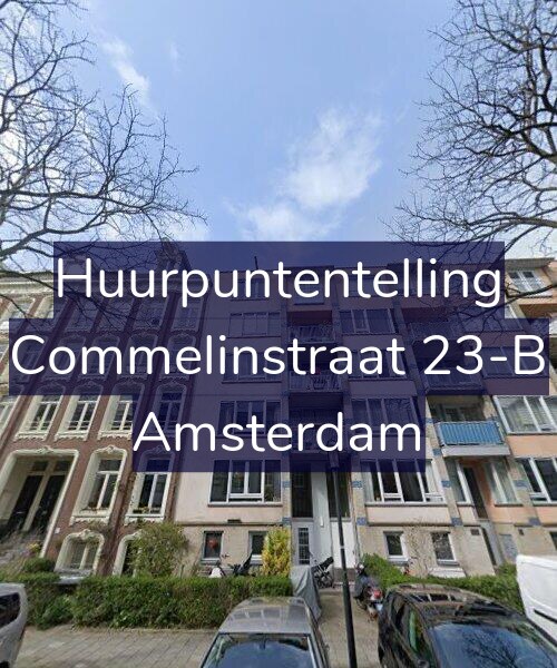 Foto gevel Huurpuntentelling voor Commelinstraat 23-B, Amsterdam