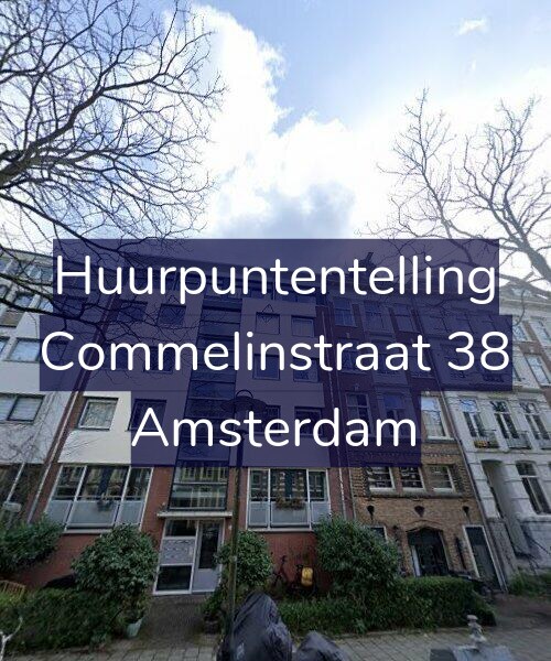 Foto gevel Huurpuntentelling voor Commelinstraat 38, Amsterdam