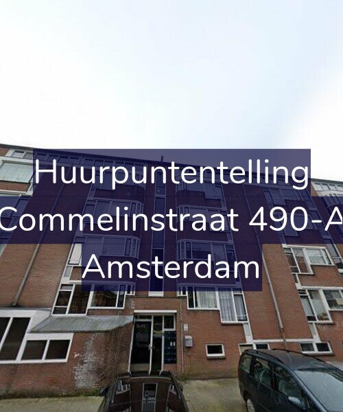 Foto gevel Huurpuntentelling voor Commelinstraat 490-A, Amsterdam
