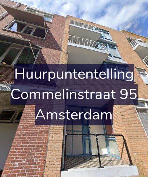 Foto gevel Huurpuntentelling voor Commelinstraat 95, Amsterdam