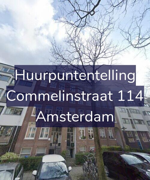 Foto gevel Huurpuntentelling voor Commelinstraat 114, Amsterdam