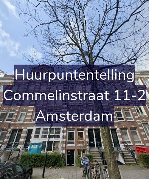 Foto gevel Huurpuntentelling voor Commelinstraat 11-2, Amsterdam