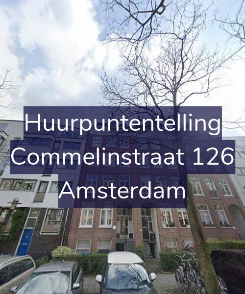 Foto gevel Huurpuntentelling voor Commelinstraat 126, Amsterdam