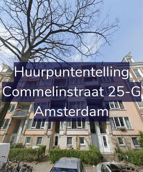 Foto gevel Huurpuntentelling voor Commelinstraat 25-G, Amsterdam