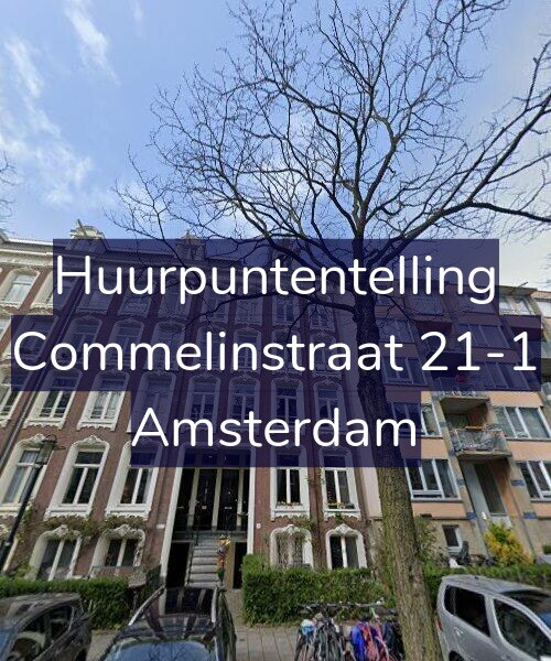 Foto gevel Huurpuntentelling voor Commelinstraat 21-1, Amsterdam
