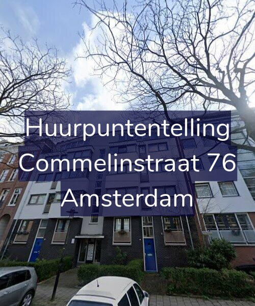 Foto gevel Huurpuntentelling voor Commelinstraat 76, Amsterdam