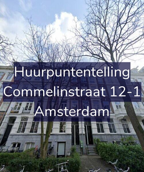 Foto gevel Huurpuntentelling voor Commelinstraat 12-1, Amsterdam