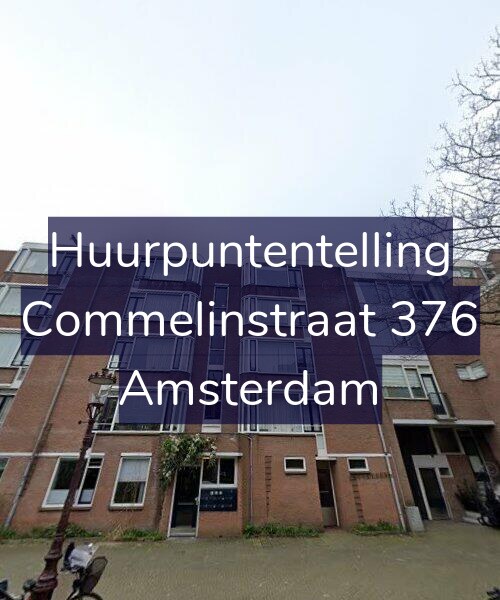 Foto gevel Huurpuntentelling voor Commelinstraat 376, Amsterdam