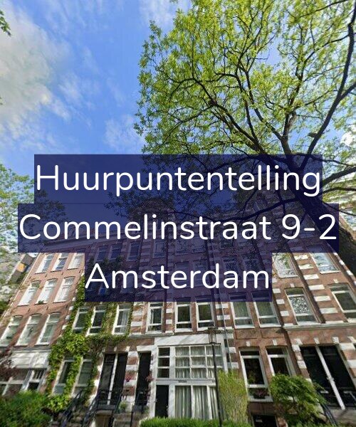 Foto gevel Huurpuntentelling voor Commelinstraat 9-2, Amsterdam