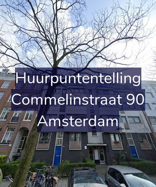 Foto gevel Huurpuntentelling voor Commelinstraat 90, Amsterdam