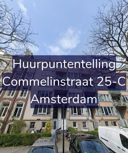 Foto gevel Huurpuntentelling voor Commelinstraat 25-C, Amsterdam
