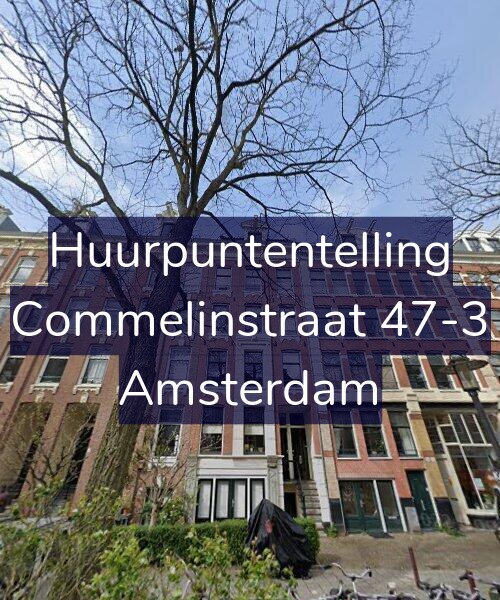 Foto gevel Huurpuntentelling voor Commelinstraat 47-3, Amsterdam